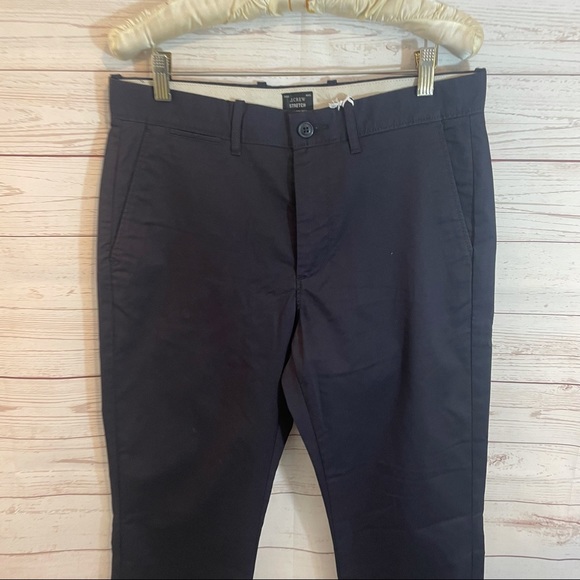 NWT J. Crew Straight Chino Navy Pant - Picture 4 of 7